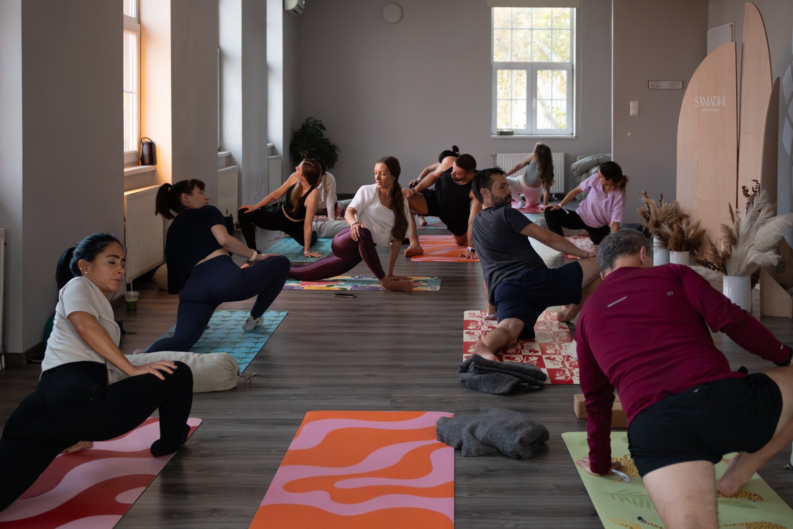Csoportos jógaóra